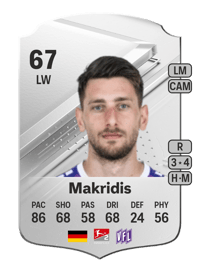 Charalambos Makridis Rare 67 OVR