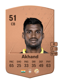 Tarif Akhand Common 51 OVR