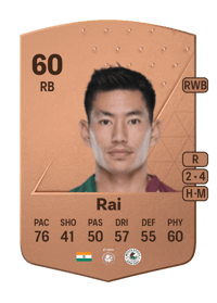 Asish Rai Common 60 OVR