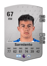 Darío Sarmiento Common 67 OVR