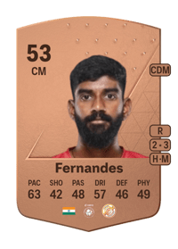 Kingslee Fernandes Common 53 OVR