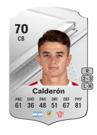 Franco Calderón Rare 70 OVR