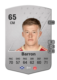 Connor Barron Common 65 OVR