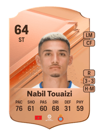 Nabil Touaizi Rare 64 OVR