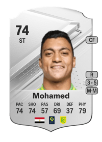 Mostafa Mohamed Rare 74 OVR
