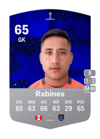 Máximo Rabines CONMEBOL Sudamericana 65 OVR