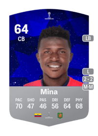 Sixto Mina CONMEBOL Sudamericana 64 OVR