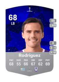 Nicolás Rodríguez CONMEBOL Sudamericana 68 OVR