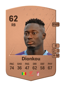Alpha Dionkou Common 62 OVR