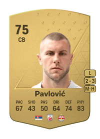 Strahinja Pavlović Common 75 OVR