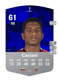 Luis Casiani CONMEBOL Sudamericana 61 OVR