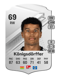 Ransford-Yeboah Königsdörffer Rare 69 OVR