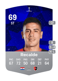 Jorge Recalde CONMEBOL Sudamericana 69 OVR