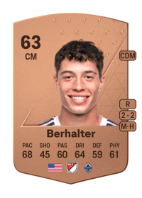 Sebastian Berhalter Common 63 OVR