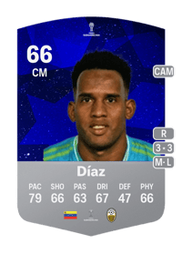 Diomar Díaz CONMEBOL Sudamericana 66 OVR