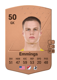 Fred Emmings Common 50 OVR