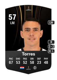 Diego Torres CONMEBOL Libertadores 57 OVR