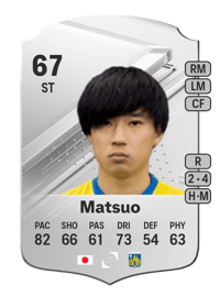 Yusuke Matsuo Rare 67 OVR