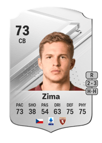 David Zima Rare 73 OVR