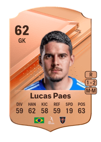 Lucas Paes Rare 62 OVR