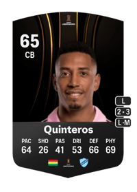 Jairo Quinteros CONMEBOL Libertadores 65 OVR