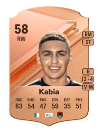 Jaze Kabia Rare 58 OVR