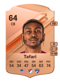 Nkosi Tafari Rare 64 OVR