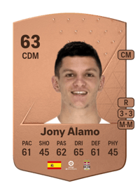 Jony Álamo Common 63 OVR