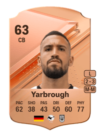 Lamar Yarbrough Rare 63 OVR