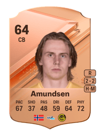 Isak Helstad Amundsen Rare 64 OVR