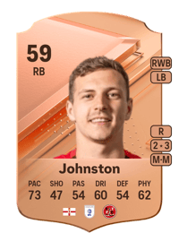 Carl Johnston Rare 59 OVR