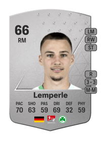 Tim Lemperle Common 66 OVR