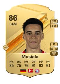 Jamal Musiala Rare 86 OVR