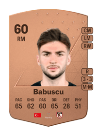 Onurhan Babuscu Common 60 OVR