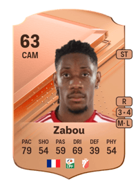 Cyril Zabou Rare 63 OVR