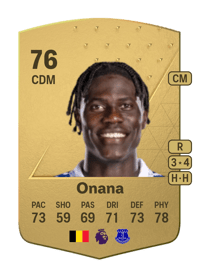 Amadou Onana Common 76 OVR
