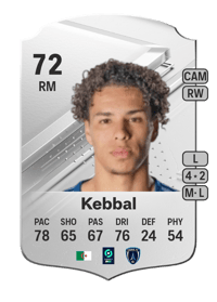 Ilan Kebbal Rare 72 OVR