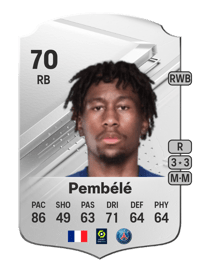 Timothée Pembélé Rare 70 OVR
