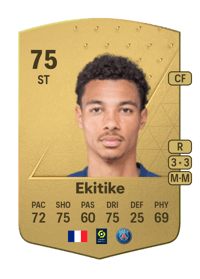 Hugo Ekitike Common 75 OVR