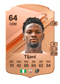 Samson Okikiola Tijani Rare 64 OVR