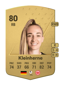 Sophia Kleinherne Common 80 OVR