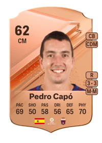 Pedro Capó Rare 62 OVR