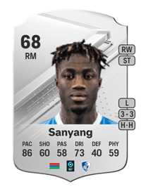 Abdoulie Sanyang Rare 68 OVR