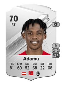 Junior Adamu Rare 70 OVR
