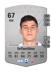 Gino Infantino Common 67 OVR