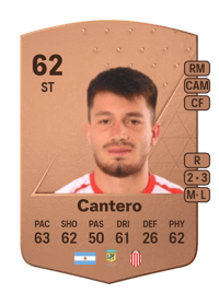 Alan Cantero Common 62 OVR