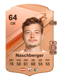Johannes Naschberger Rare 64 OVR