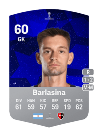 Williams Barlasina CONMEBOL Sudamericana 60 OVR