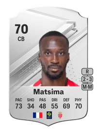 Chrislain Matsima Rare 70 OVR