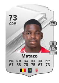 Eliot Matazo Rare 73 OVR